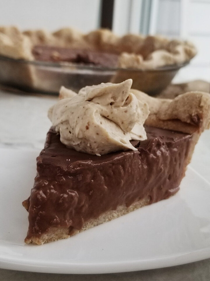 Healthy chocolate pudding pie recipe