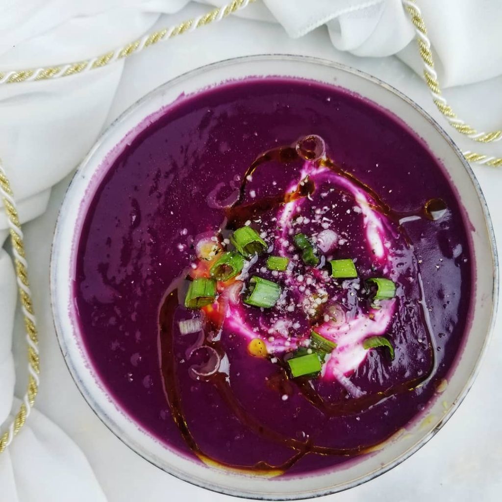 Purple Sweet Potato Soup