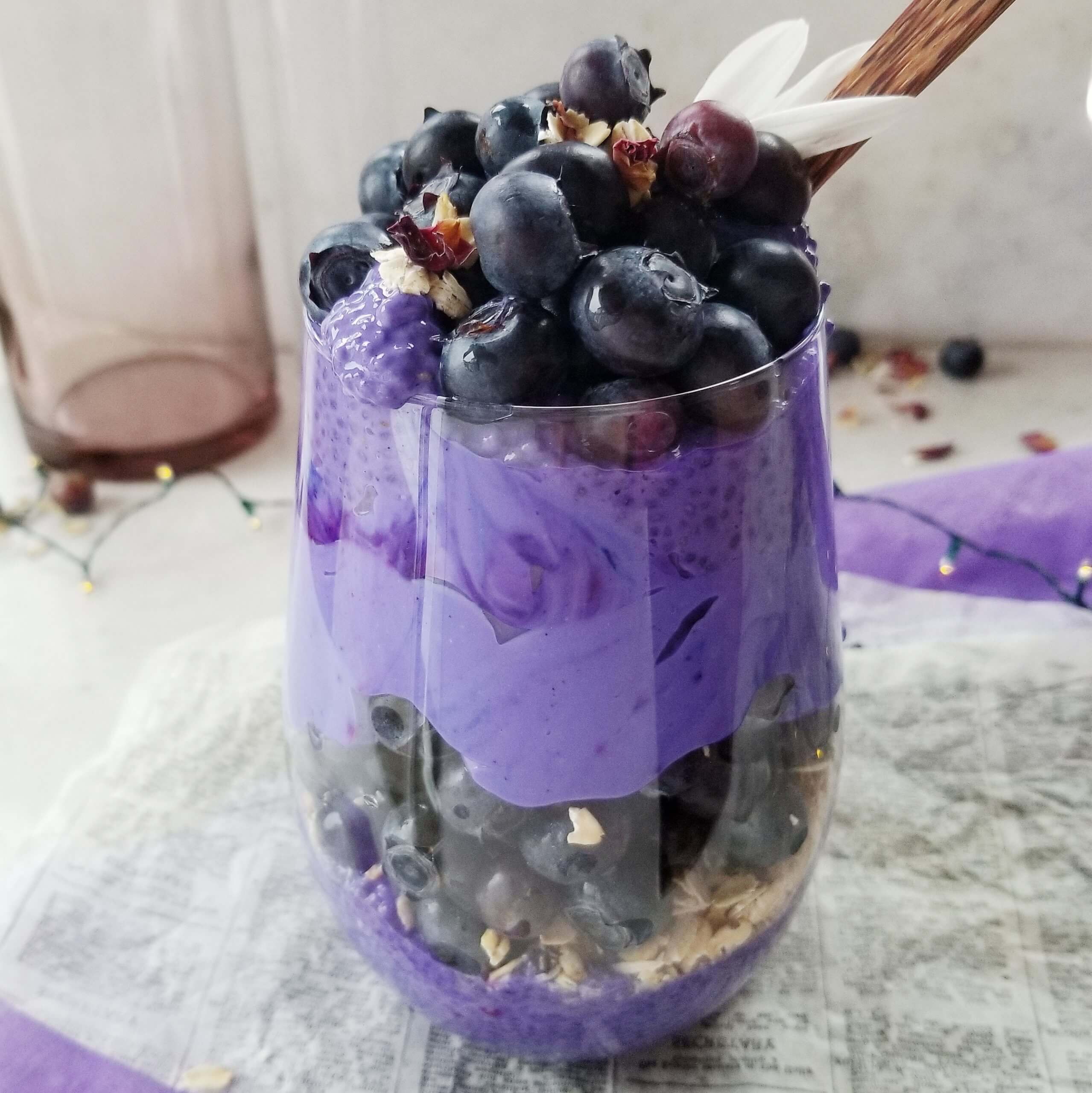 Blueberry Chia Parfait Jar