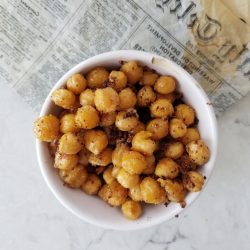 Garlic Roasted Chickpeas