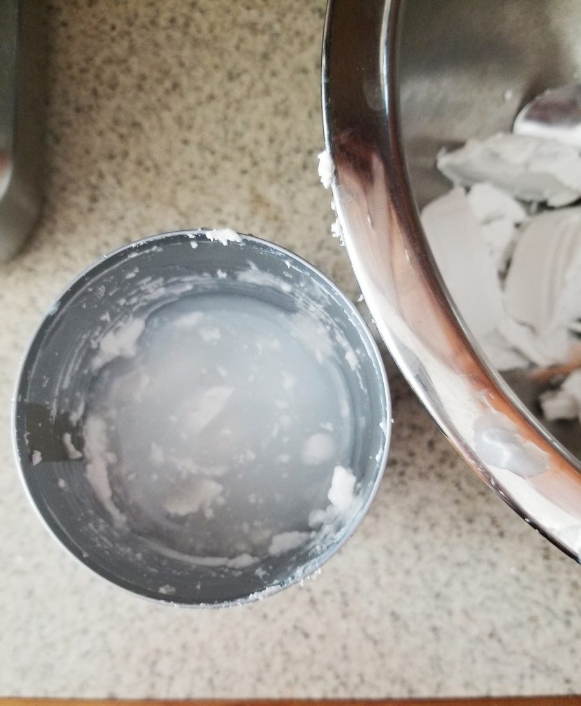 can of the liquid portion of the coconut milk