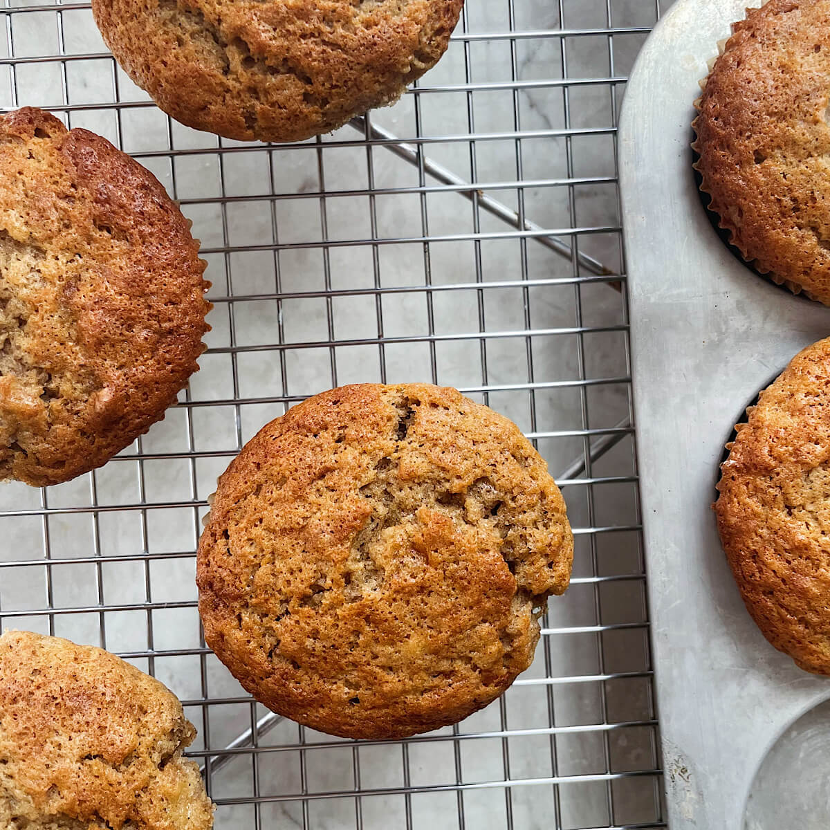 Sourdough Discard Banana Muffins The Hint of Rosemary