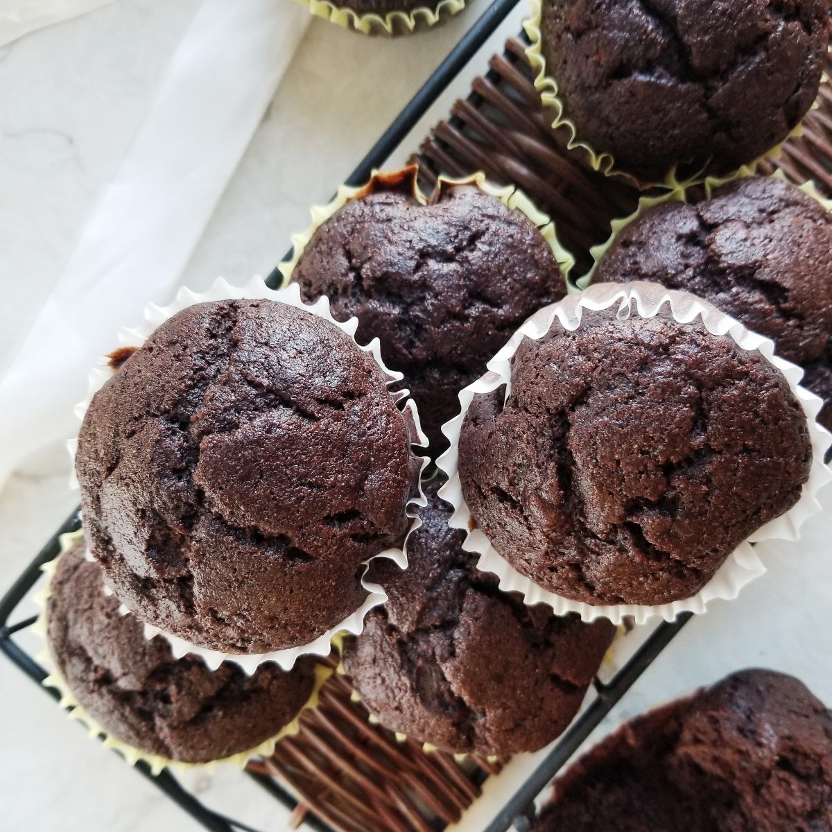Wheat Banana Chocolate Muffins (Dairy Free!) The Hint of Rosemary