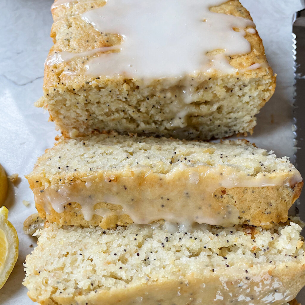 Sourdough lemon poppyseed bread recipe cover photo