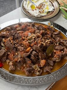 Authentic Jordanian Palestinian Galayet Bandora recipe