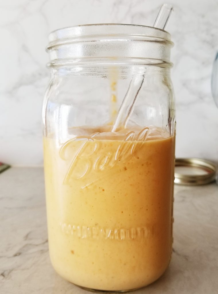 healthy carrot orange smoothie