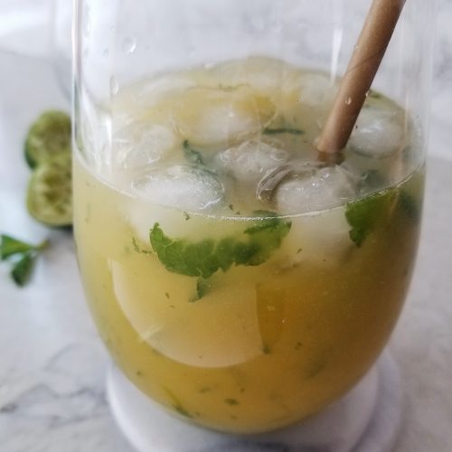 Mango Orange Mojito Mocktail