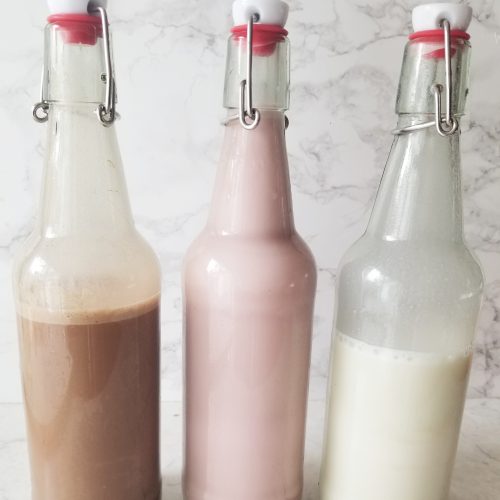 homemade almond milk