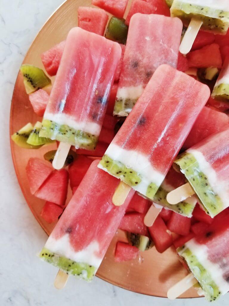 Healthy Watermelon Fruit Popsicles