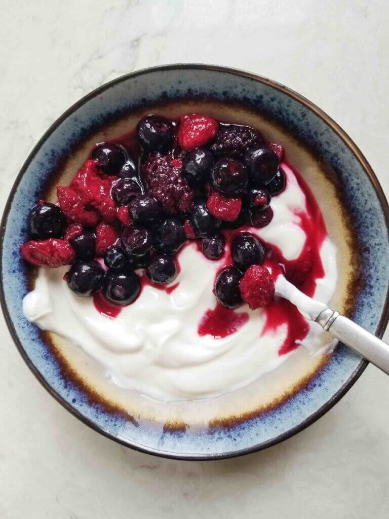 Mixed Berry Yogurt Bowl