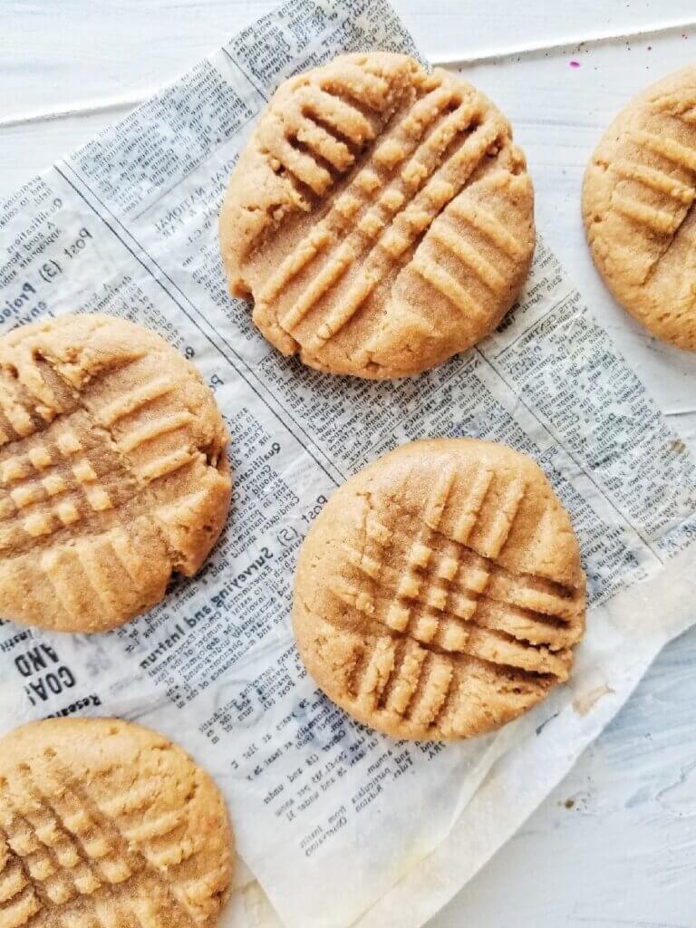 healthy peanut butter cookies