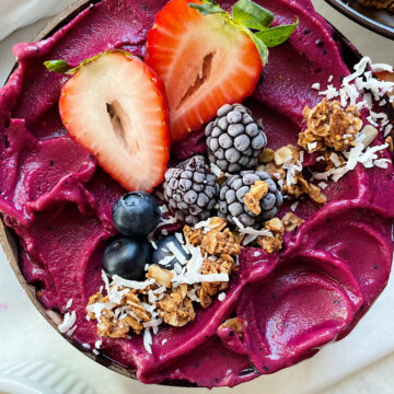 acai smoothie bowl no banana