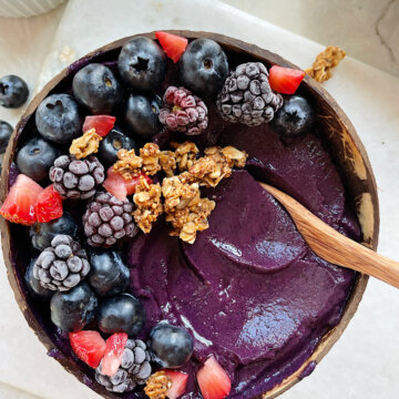 thick blueberry smoothie bowl recipe