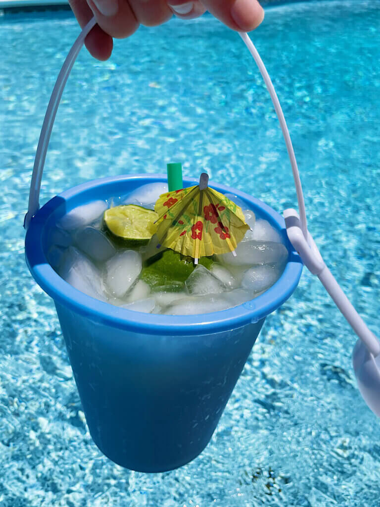 beach bucket cocktail