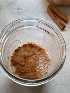 Dunkin iced pumpkin spice latte ingredients