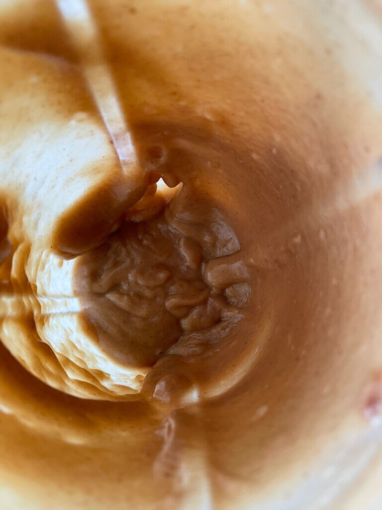 date caramel in a blender