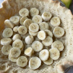 coconut banana cream pie with fresh bananas