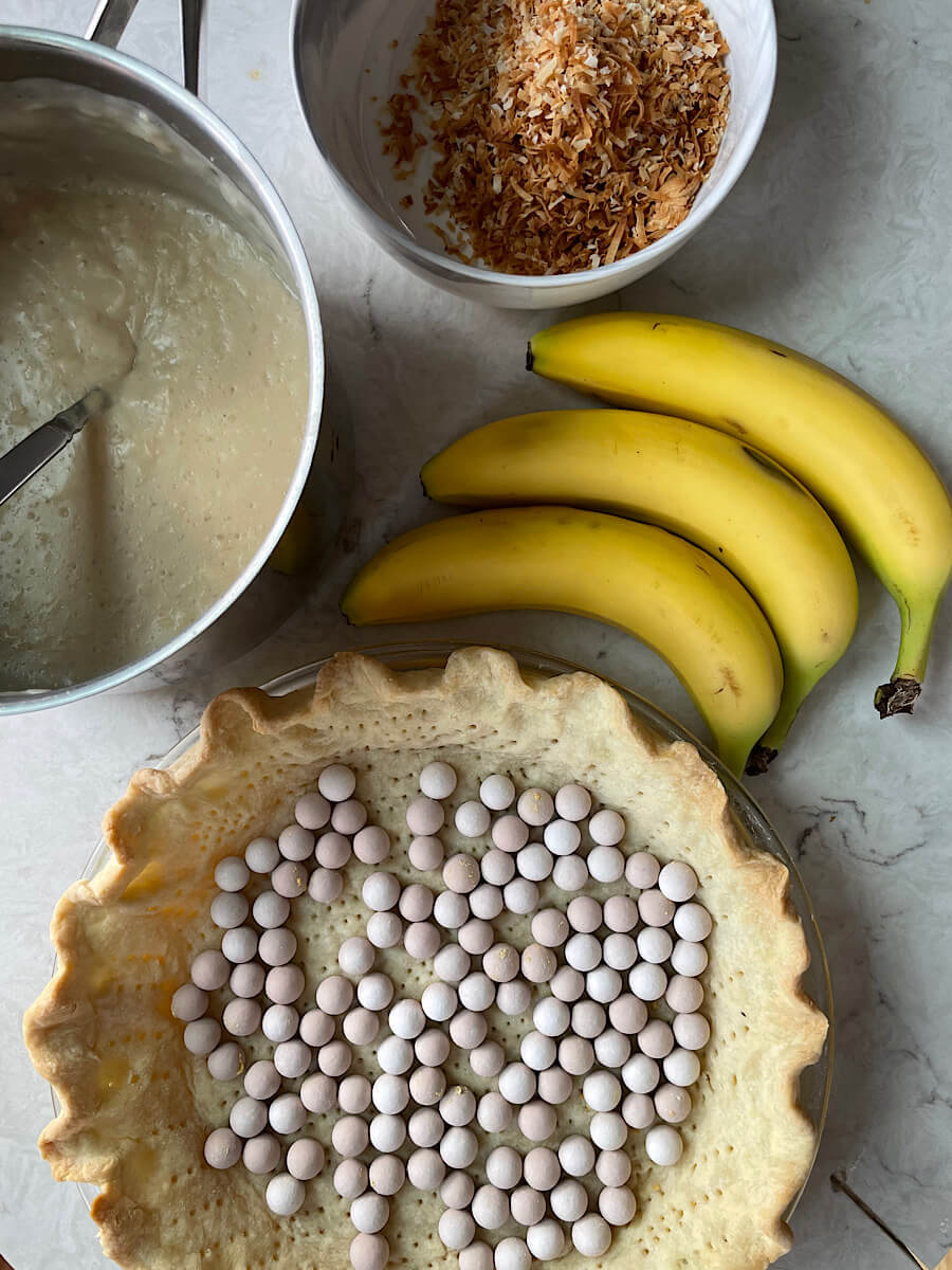 coconut banana cream pie ingredients