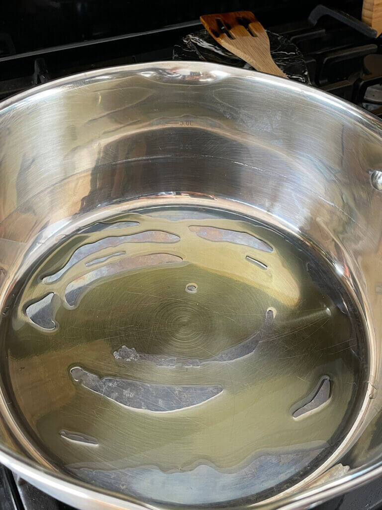 avocado oil in a large pot over medium heat