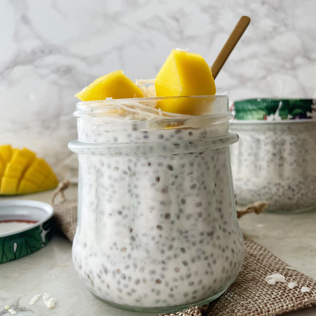 Coconut Chia Seed Pudding - The Hint of Rosemary