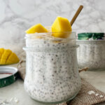 skin boosting chia seed pudding recipe with coconut and mango