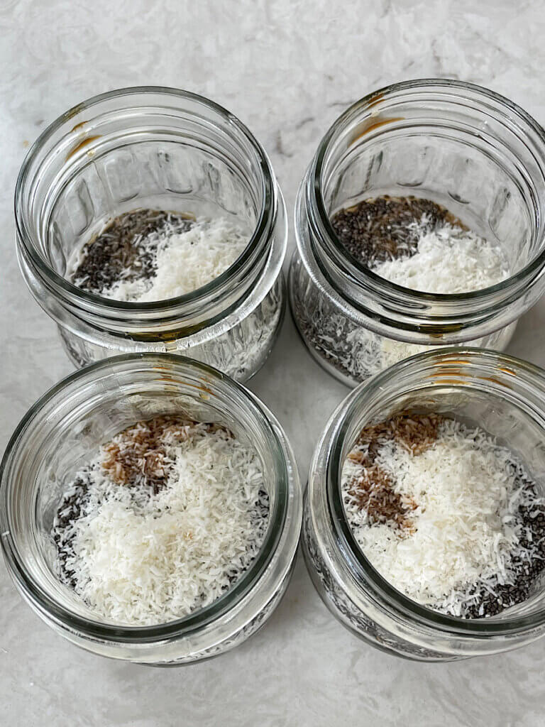 healthy chia seed pudding recipe with coconut 