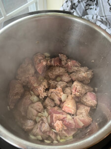 chunks of lamb in instant pot
