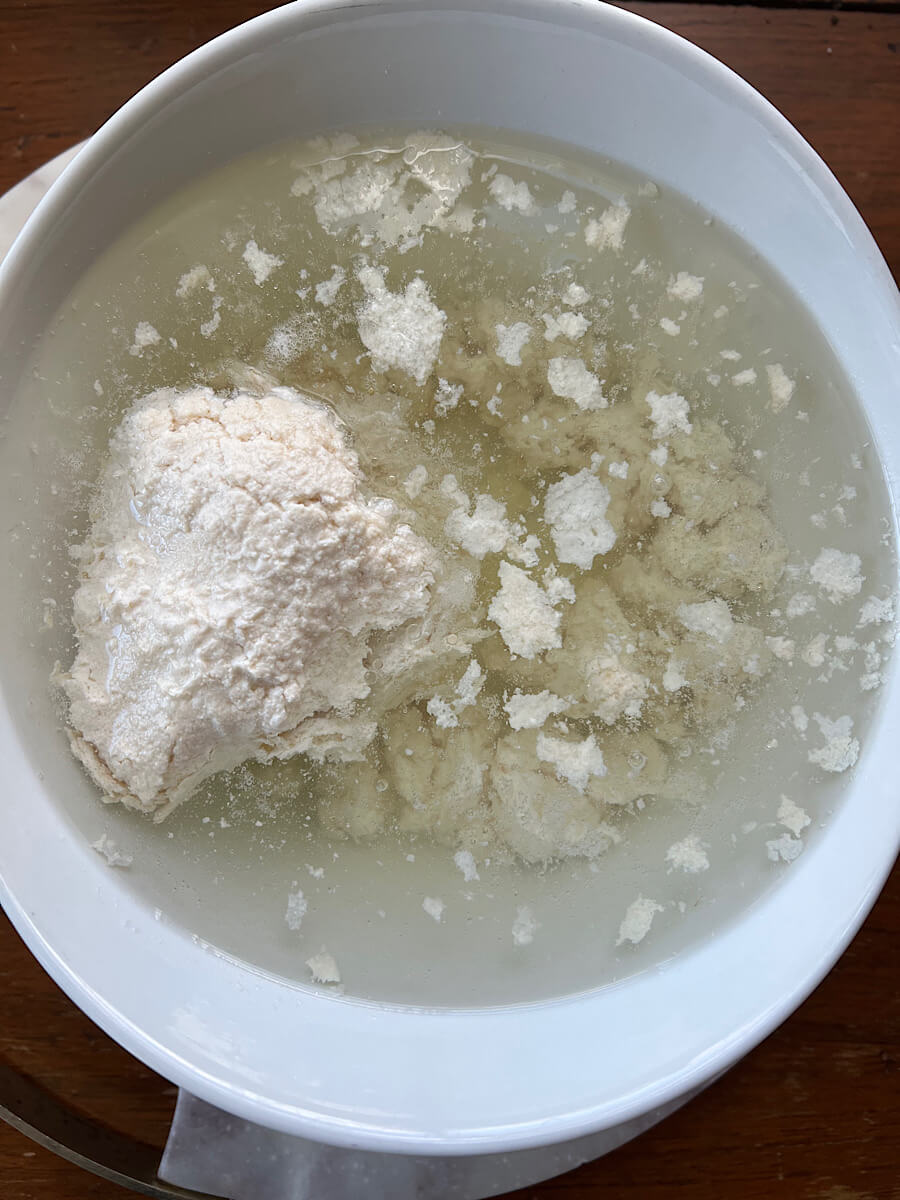 mansaf jameed in water